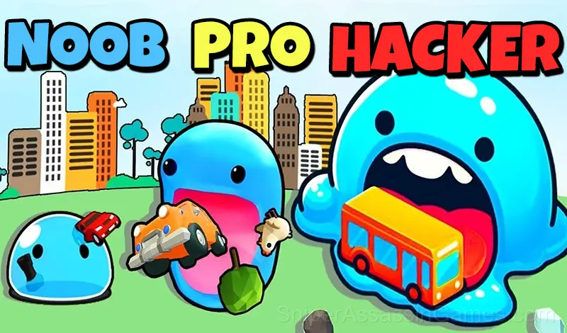 Play Super Slime: Eat everything around