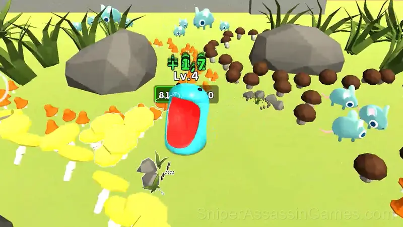 Super Slime: Eat everything around gameplay screenshot 1
