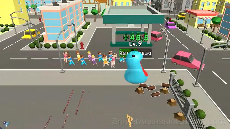 Super Slime: Eat everything around gameplay screenshot 4