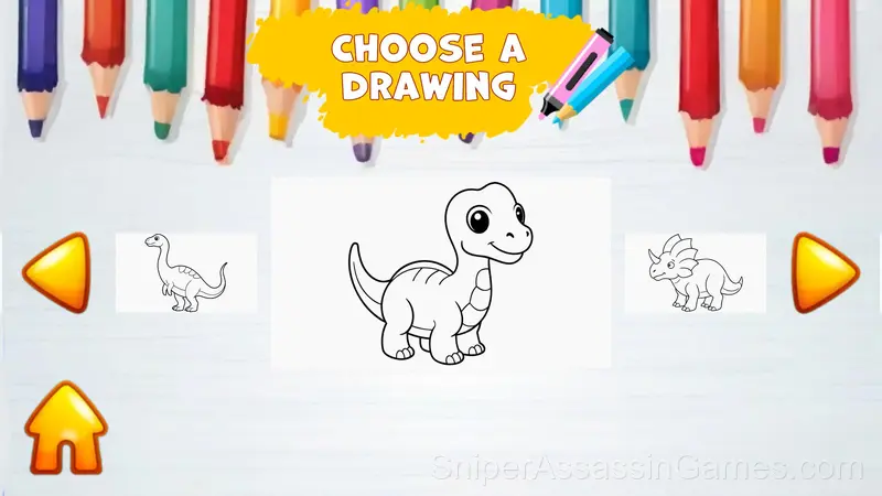 Coloring: Digital Circus, Toys, Dinosaurs gameplay screenshot 2