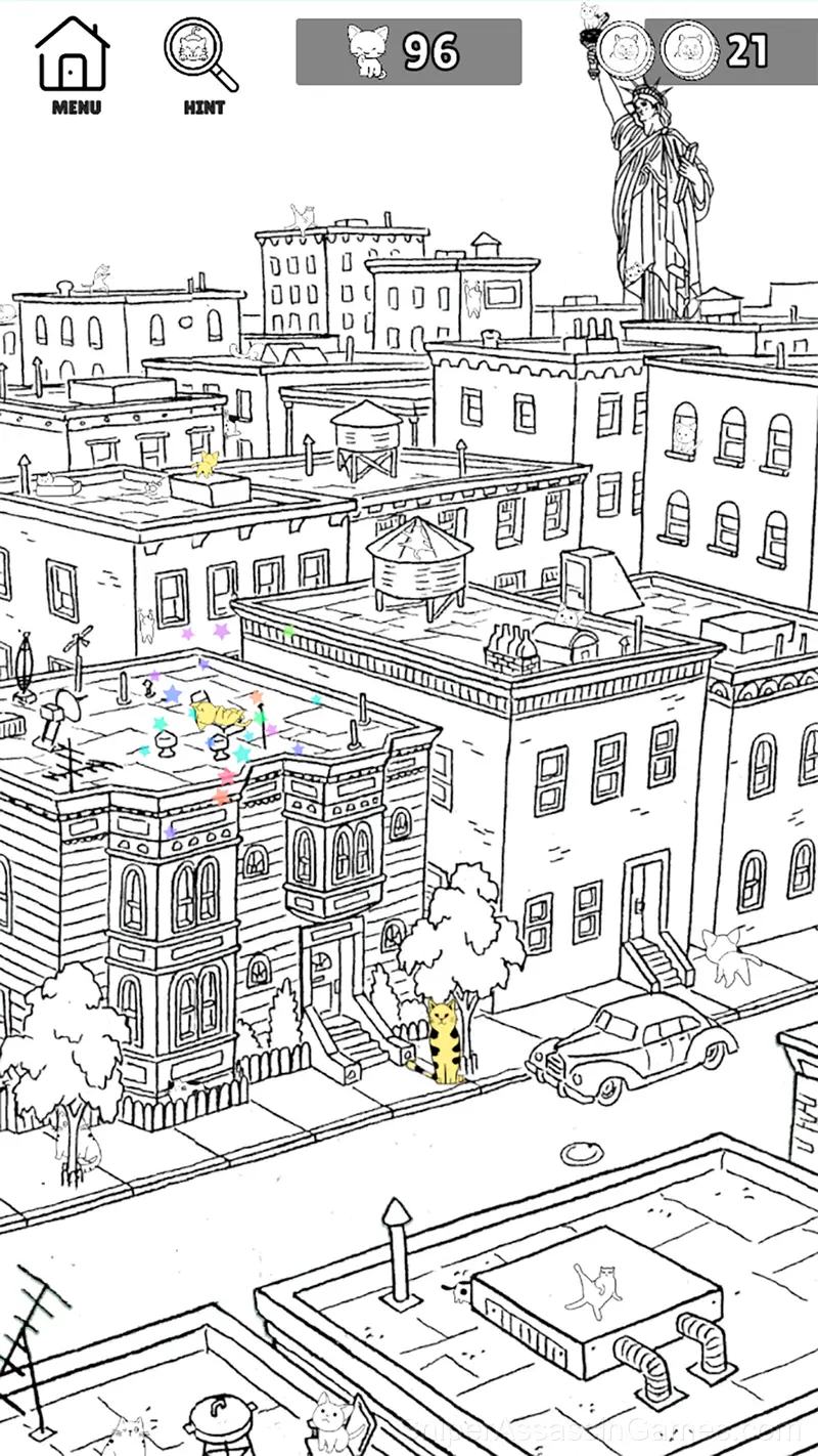 100 Cats World Tour gameplay screenshot 2
