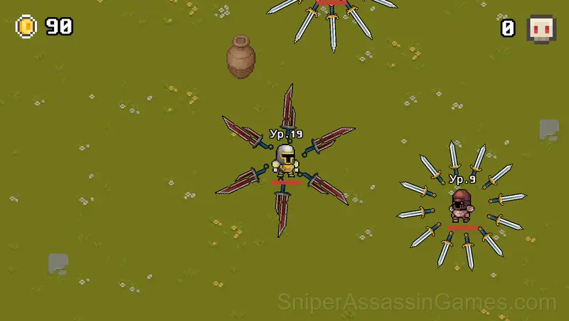 Pixel Swords IO gameplay screenshot 1