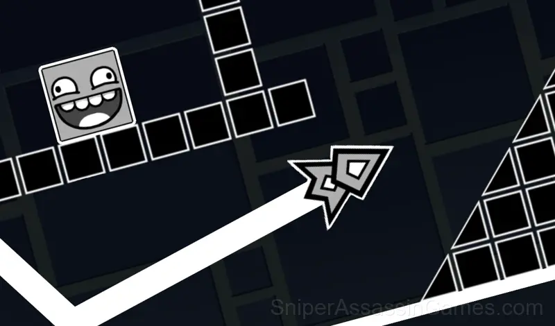 Play Black Geometry Wave: Super Challenge