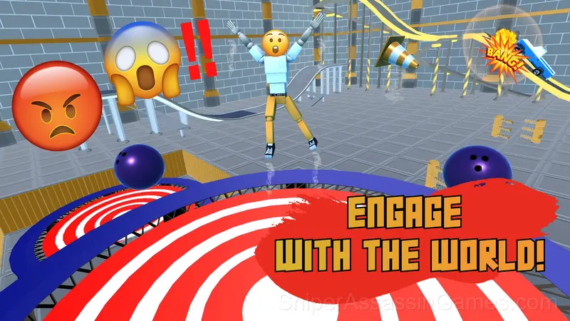 Flow Box: Ragdoll Sandbox gameplay screenshot 2