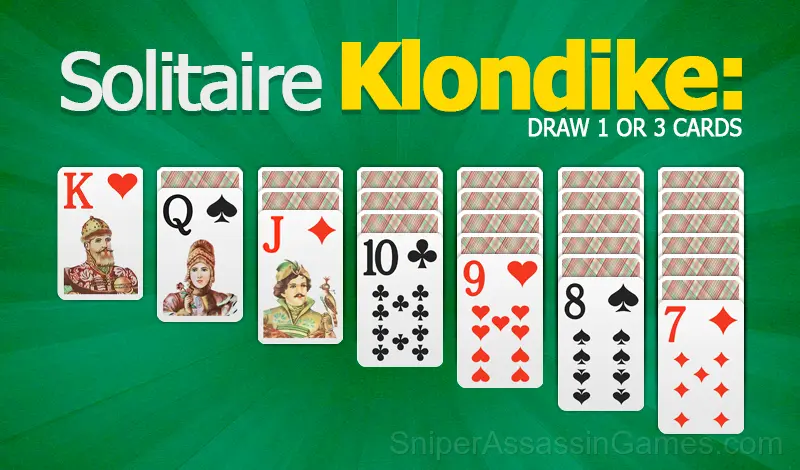 Play Solitaire Klondike: Draw 1 or 3 cards