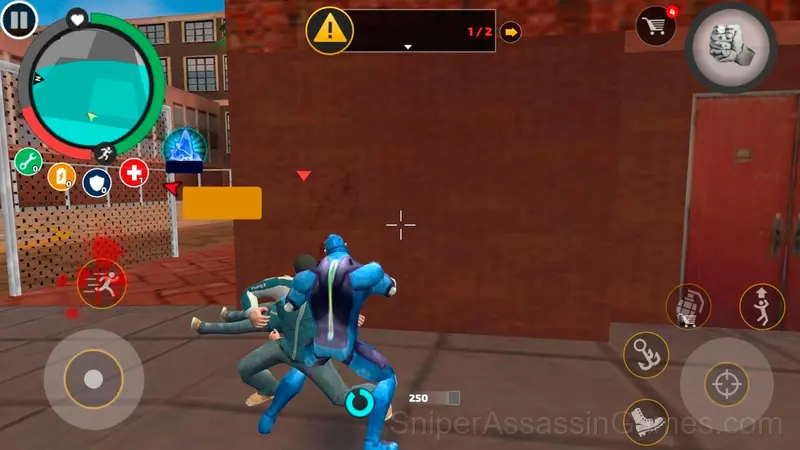 Super Man Rope gameplay screenshot 1