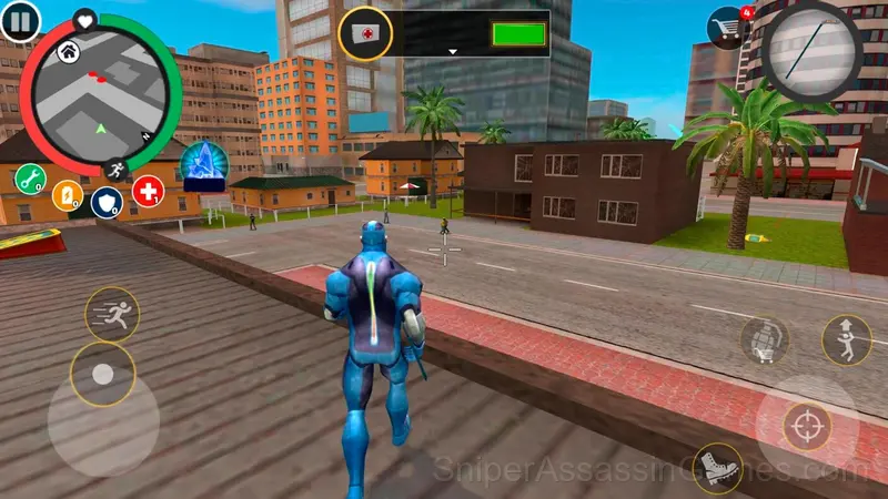 Super Man Rope gameplay screenshot 2