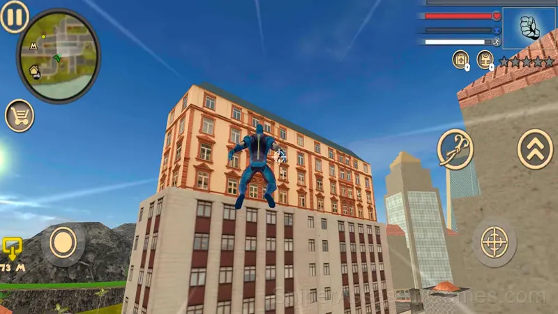 Super Man Rope gameplay screenshot 3