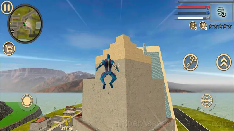 Super Man Rope gameplay screenshot 4