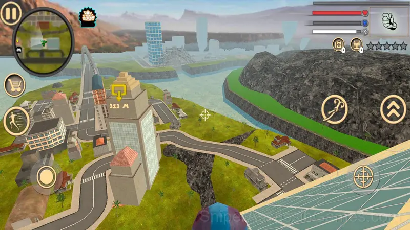 Super Man Rope gameplay screenshot 5