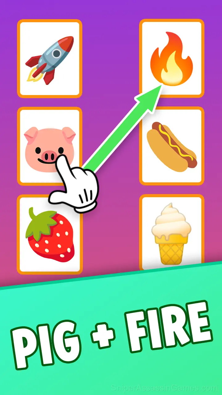 Merge Emoji Game gameplay screenshot 1