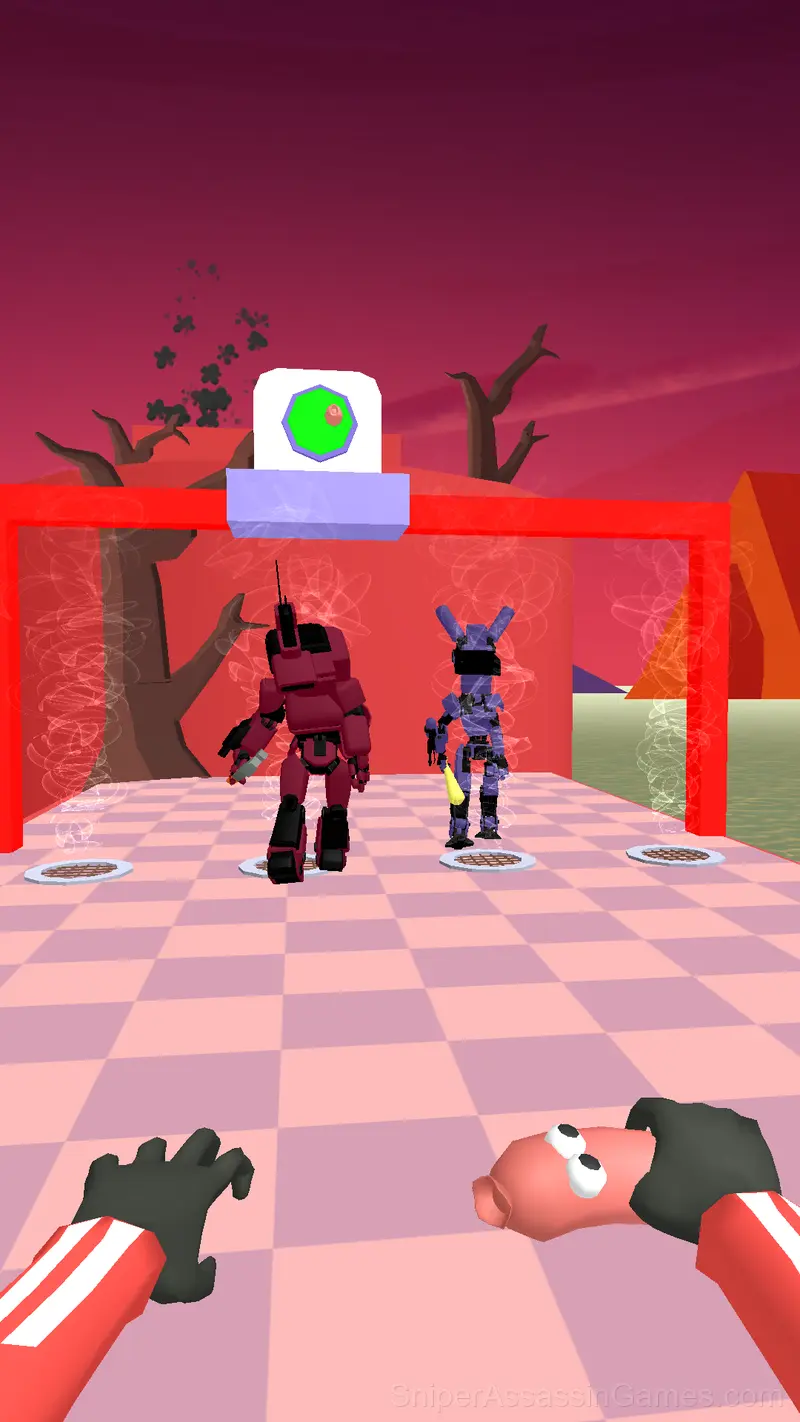 Robot Invasion! gameplay screenshot 1