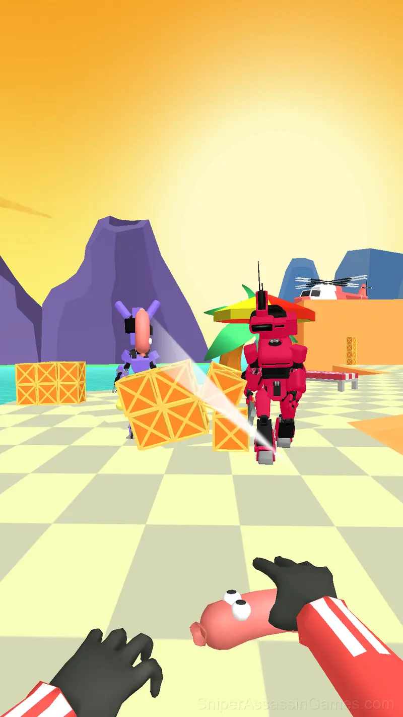 Robot Invasion! gameplay screenshot 2