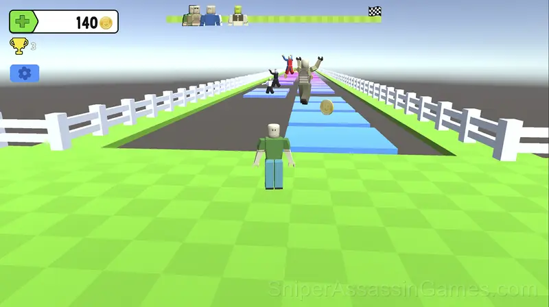 Obby: 1% chance of winning gameplay screenshot 1