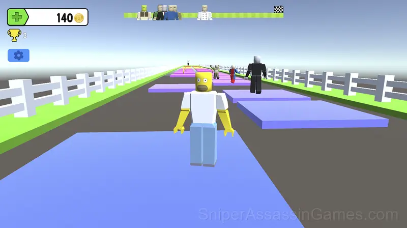 Obby: 1% chance of winning gameplay screenshot 2