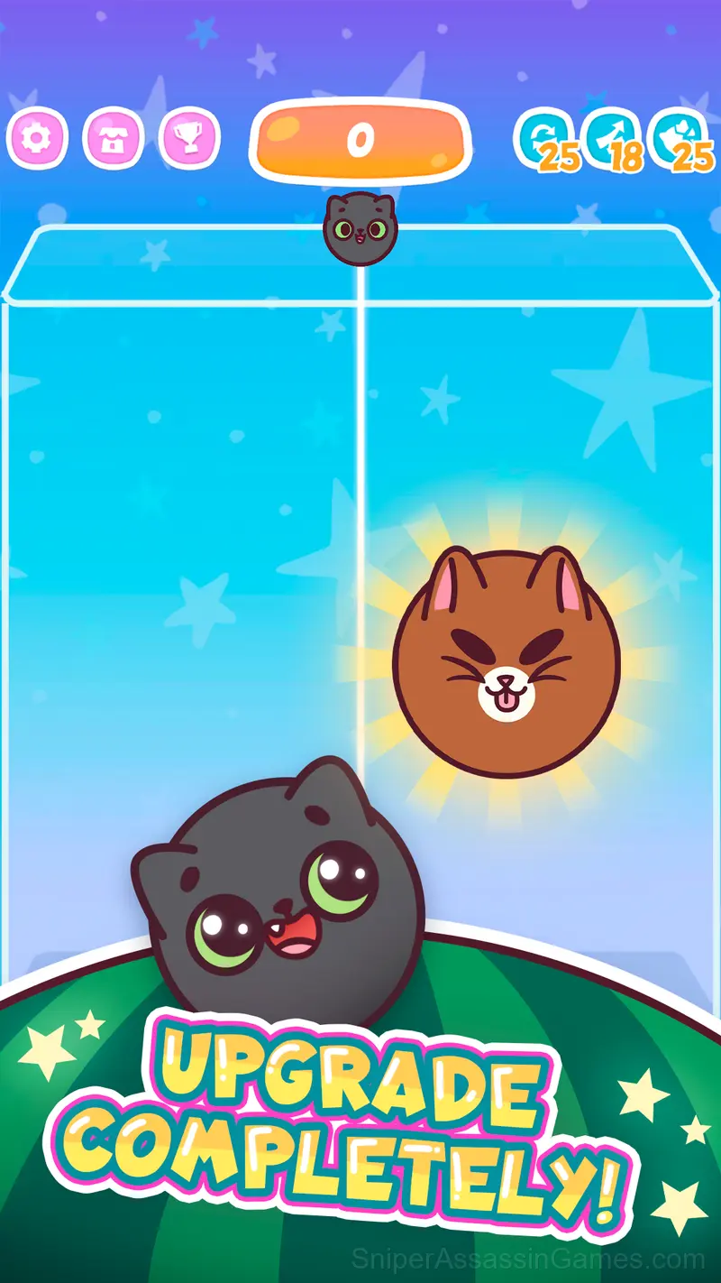 Watermelon Cats gameplay screenshot 2