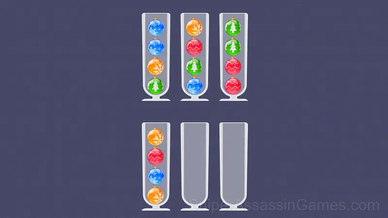Balls in Flasks: Sort Puzzle gameplay screenshot 1