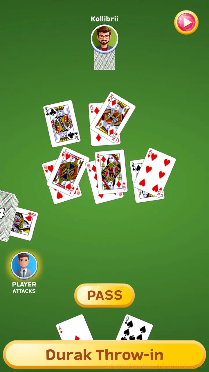 Siege and Transferable Durak gameplay screenshot 2