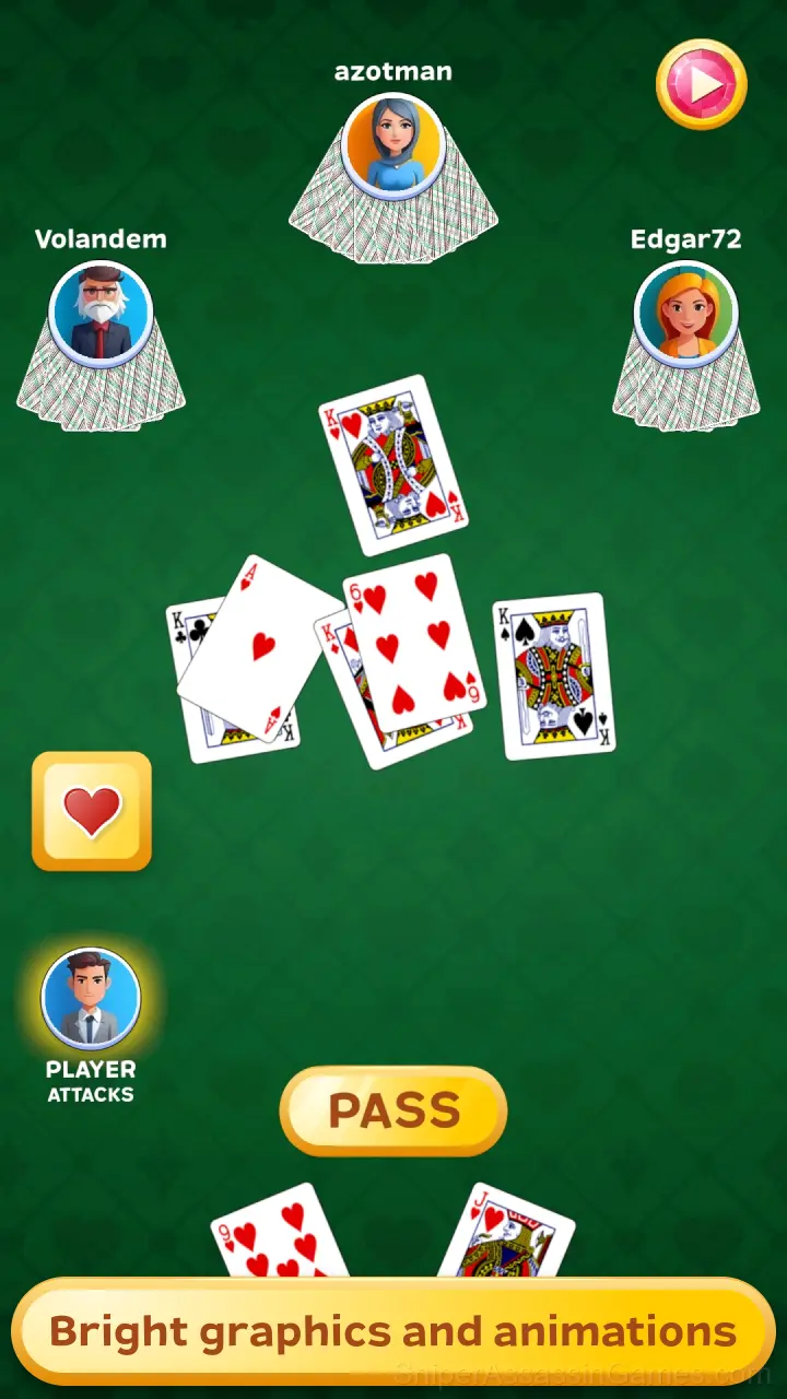 Siege and Transferable Durak gameplay screenshot 4