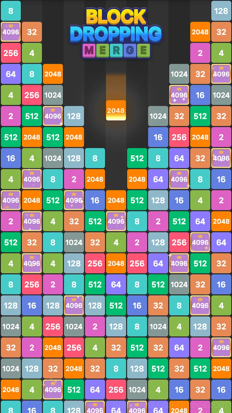 Block Dropping Merge gameplay screenshot 1