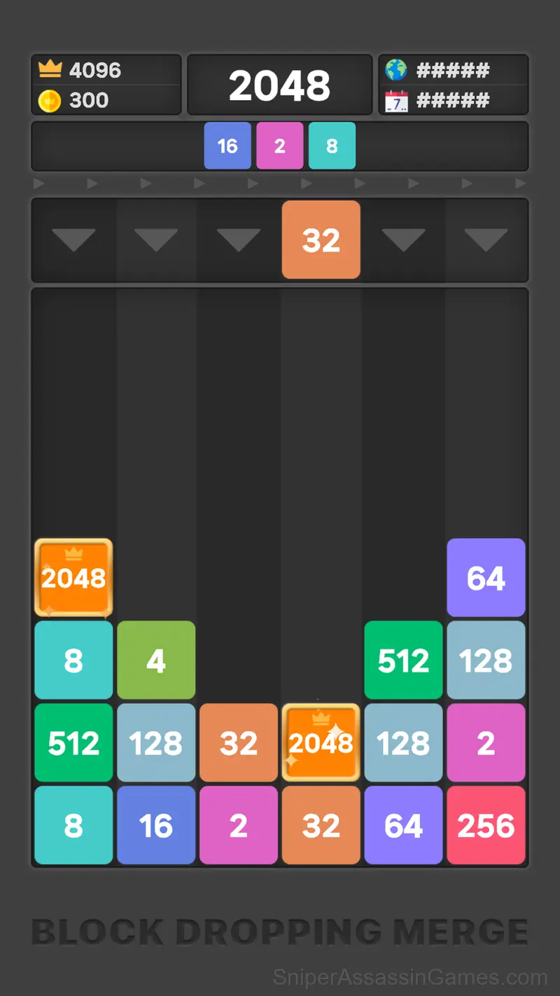 Block Dropping Merge gameplay screenshot 2