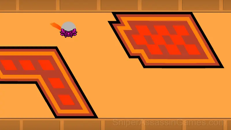 Geometry dash flying saucer gameplay screenshot 3