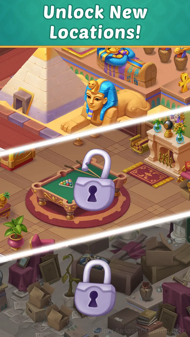 Mansion Tale: Merge Secrets gameplay screenshot 2
