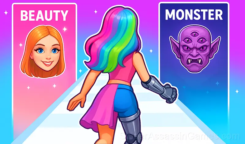 Play Beauty or Monster? Build a Princess!