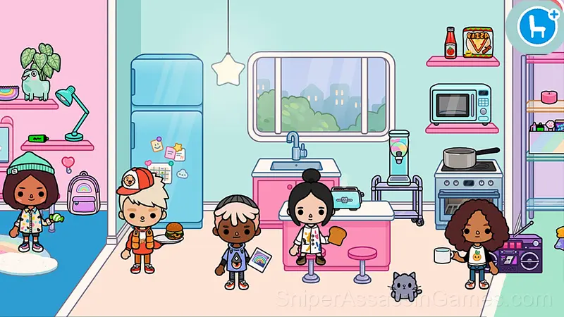 Toca Boca Rainbow House gameplay screenshot 3