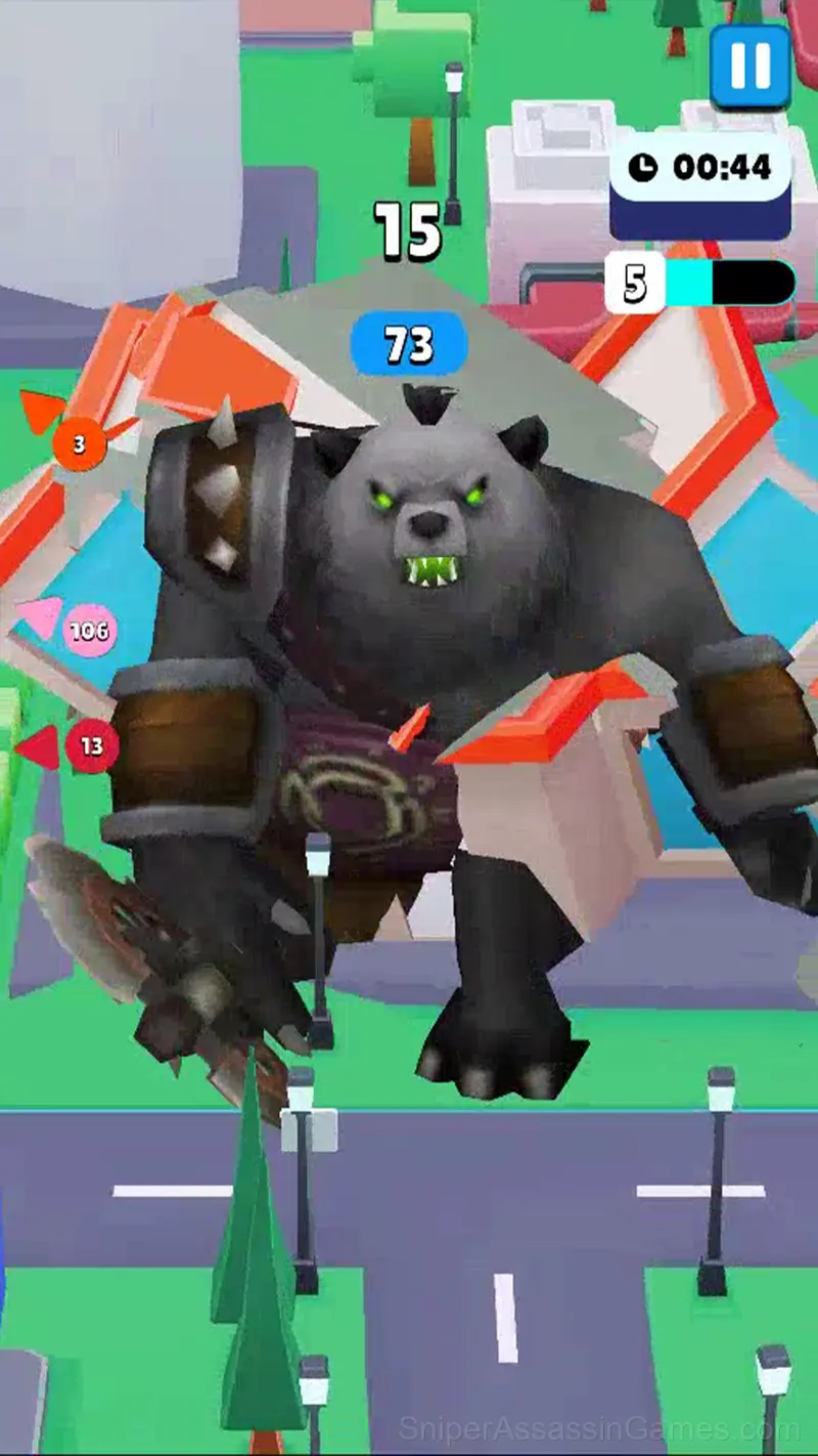 Crazy Kaiju 3D gameplay screenshot 3