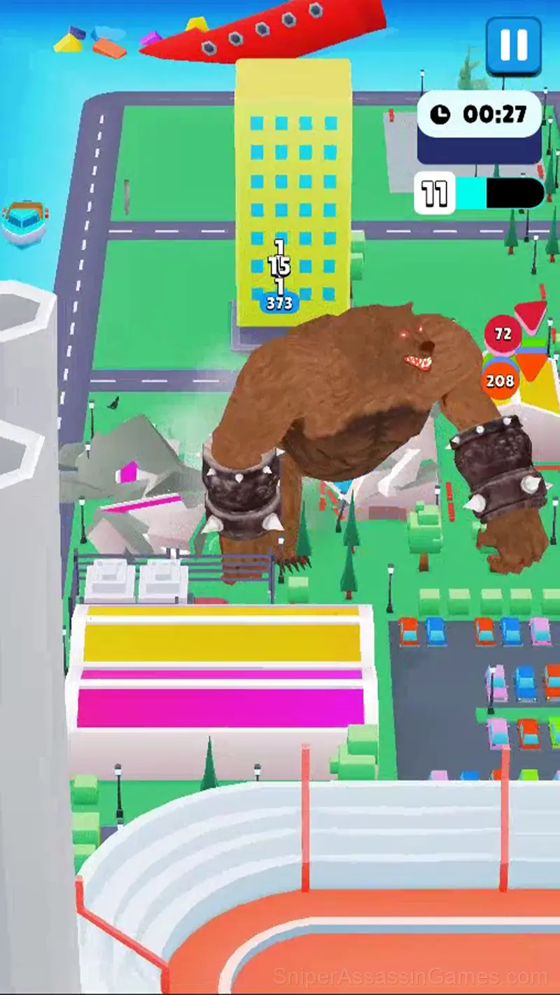 Crazy Kaiju 3D gameplay screenshot 4