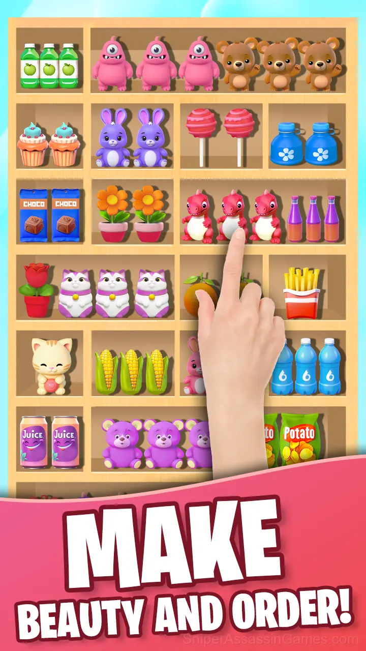 Goods Sort: Matching Items by Shelves gameplay screenshot 5