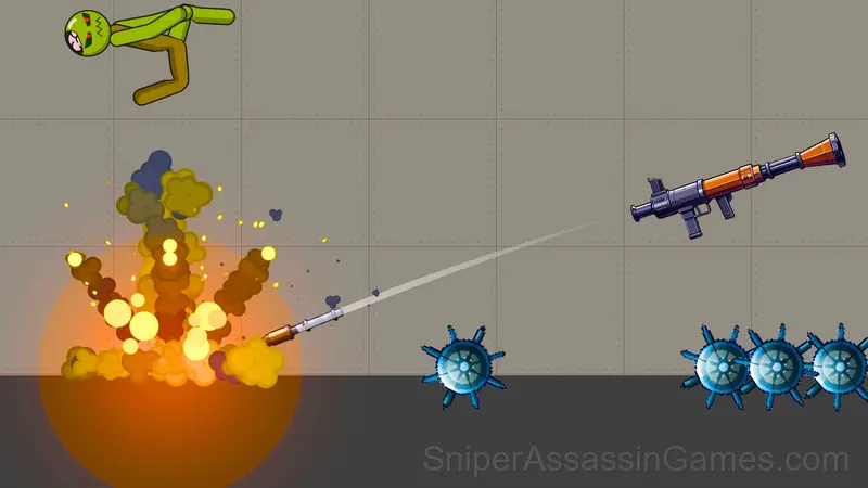 Ragdoll Playground: Destroy Stickman gameplay screenshot 4