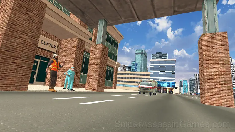 Emergency Ambulance Simulator gameplay screenshot 3