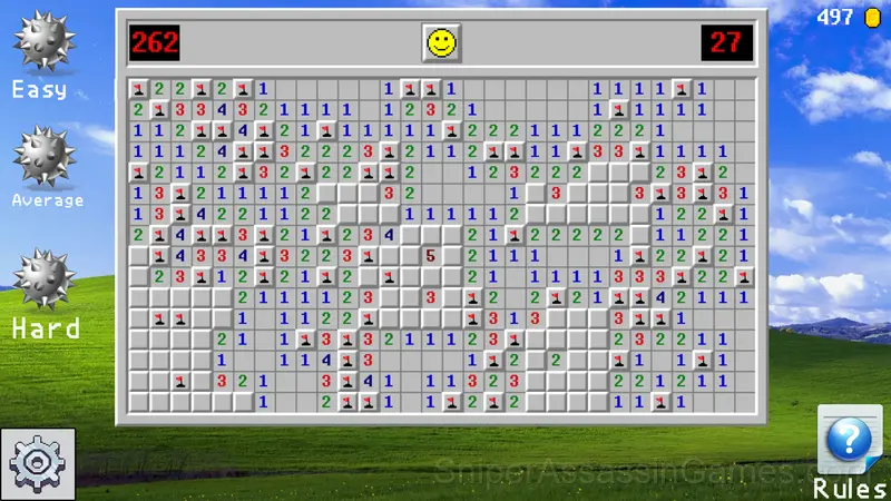 Classic minesweeper gameplay screenshot 3