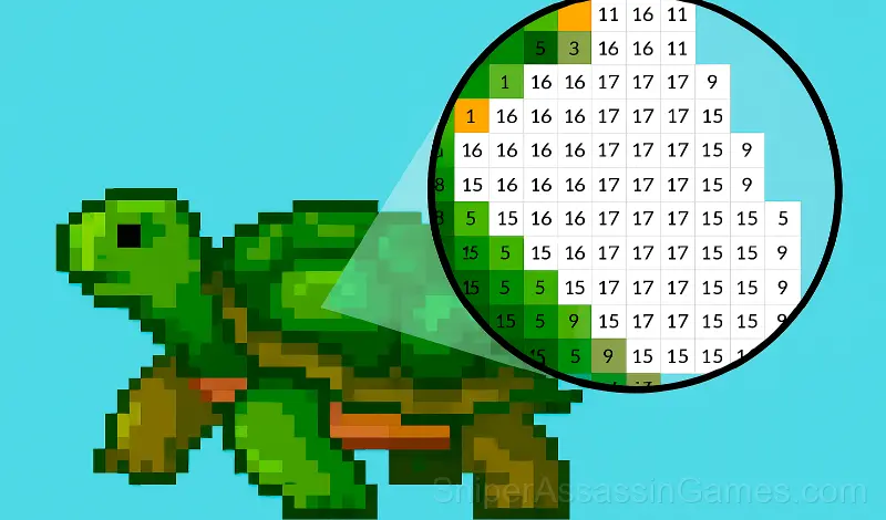 Play Coloring by Numbers. Pixel House
