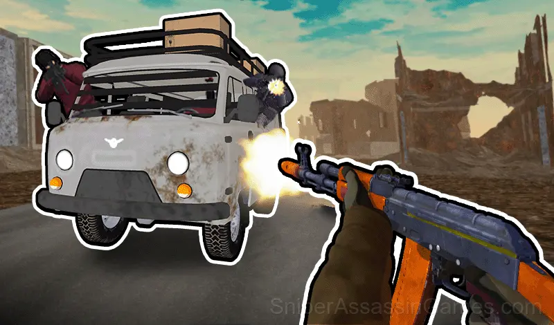 Play Godfather Road Chase: Realistic Shooter Guns
