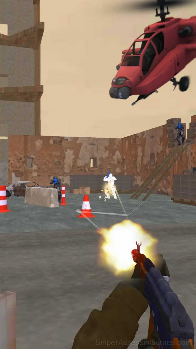 Godfather Road Chase: Realistic Shooter Guns gameplay screenshot 2