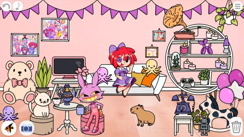Create your own room in the Digital Circus gameplay screenshot 3