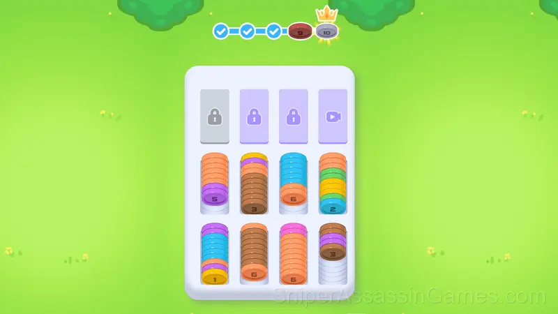 Sort Plates gameplay screenshot 2