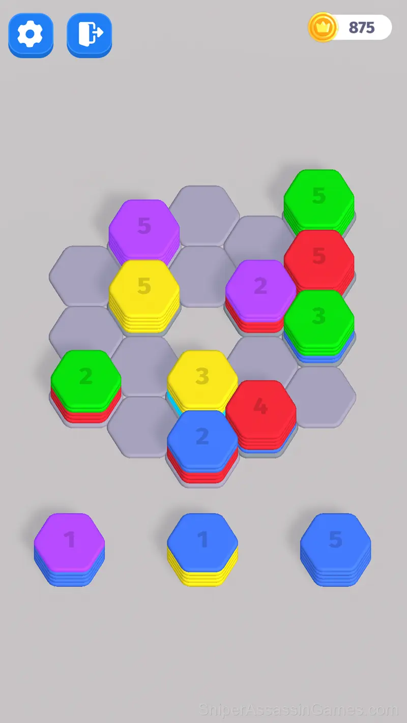 Hexa Master gameplay screenshot 1