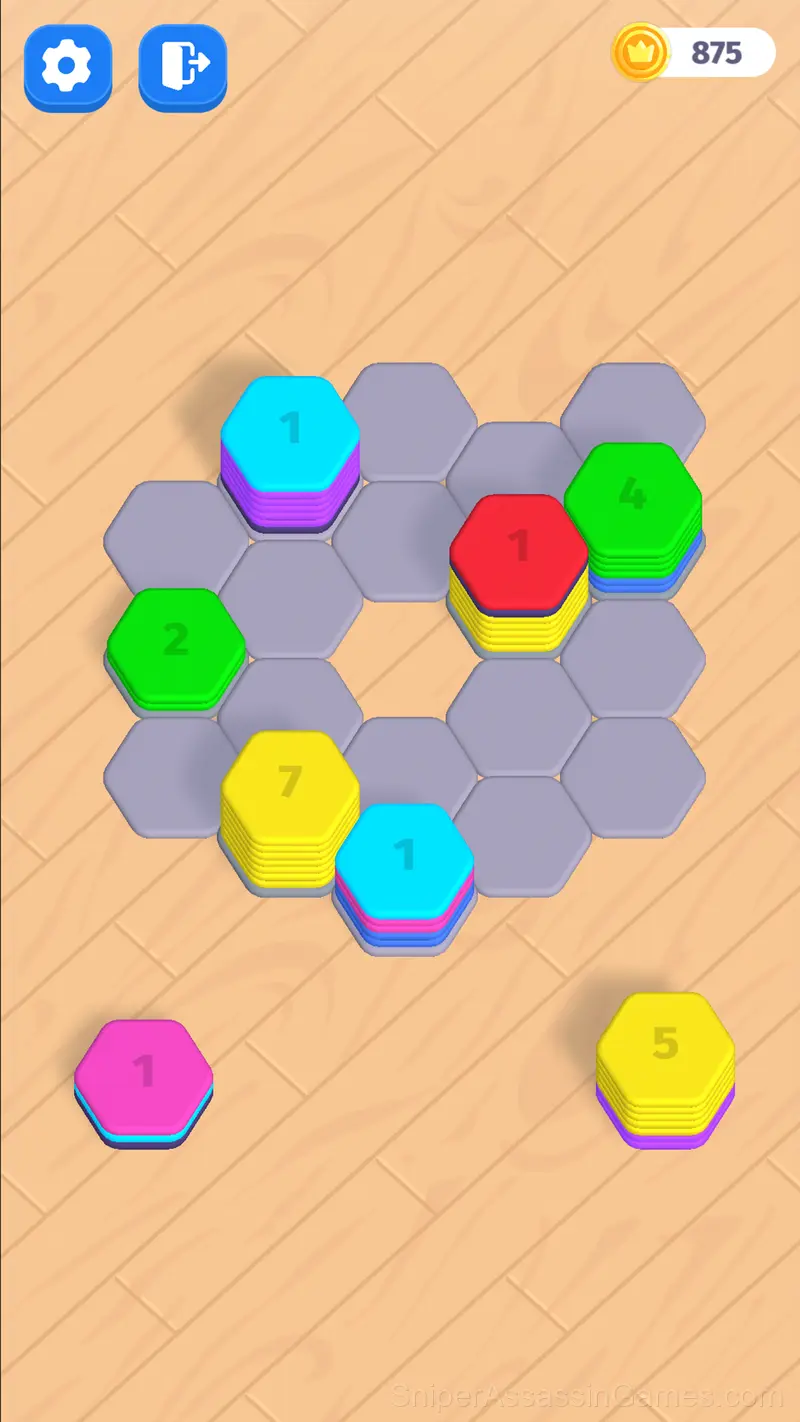 Hexa Master gameplay screenshot 2