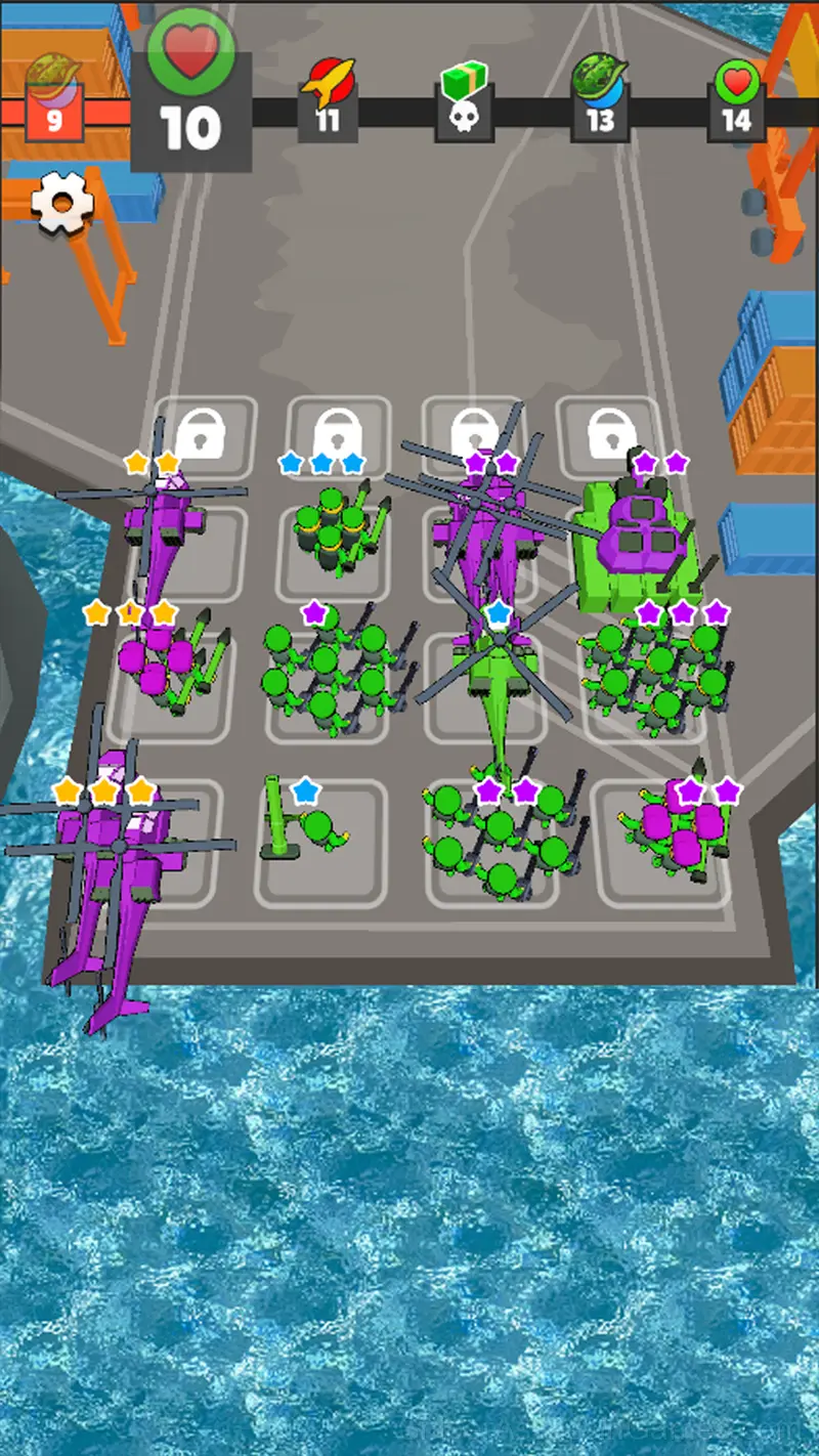 Merge Troops gameplay screenshot 1