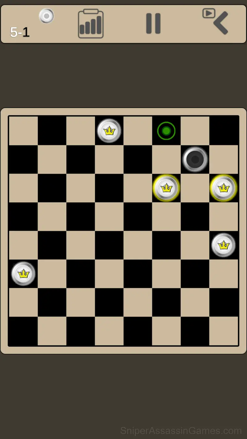 Russian Checkers vs. computer gameplay screenshot 2
