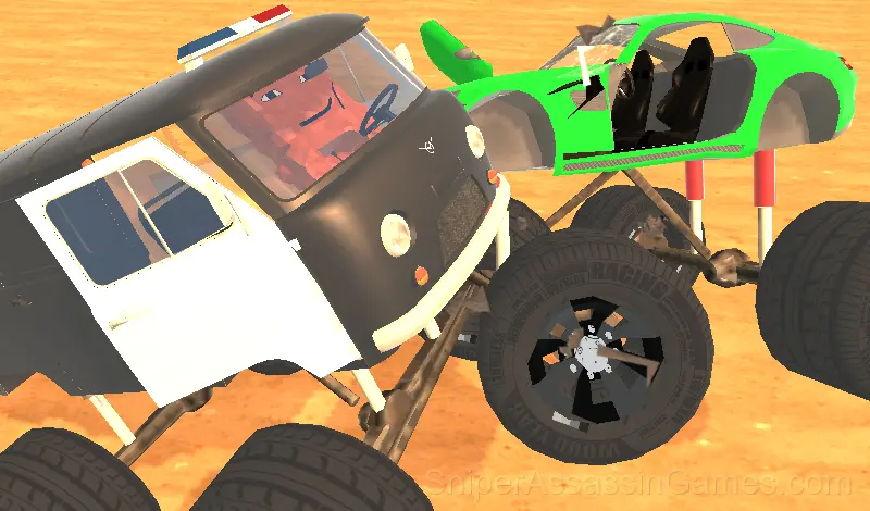 Play Omega Nuggets VS Bandits: Monster Truck