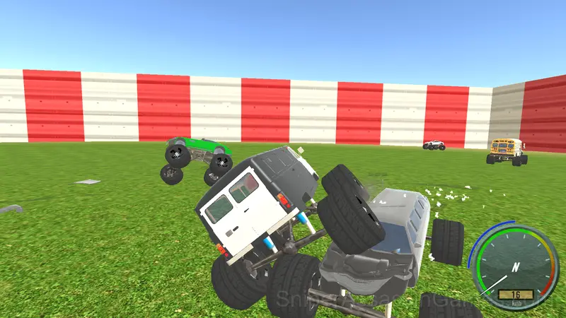 Omega Nuggets VS Bandits: Monster Truck gameplay screenshot 1