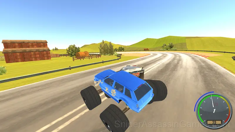 Omega Nuggets VS Bandits: Monster Truck gameplay screenshot 2