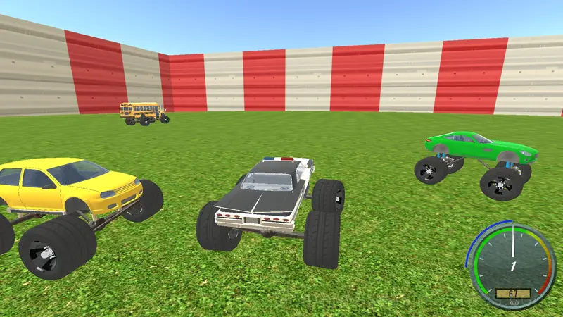 Omega Nuggets VS Bandits: Monster Truck gameplay screenshot 3