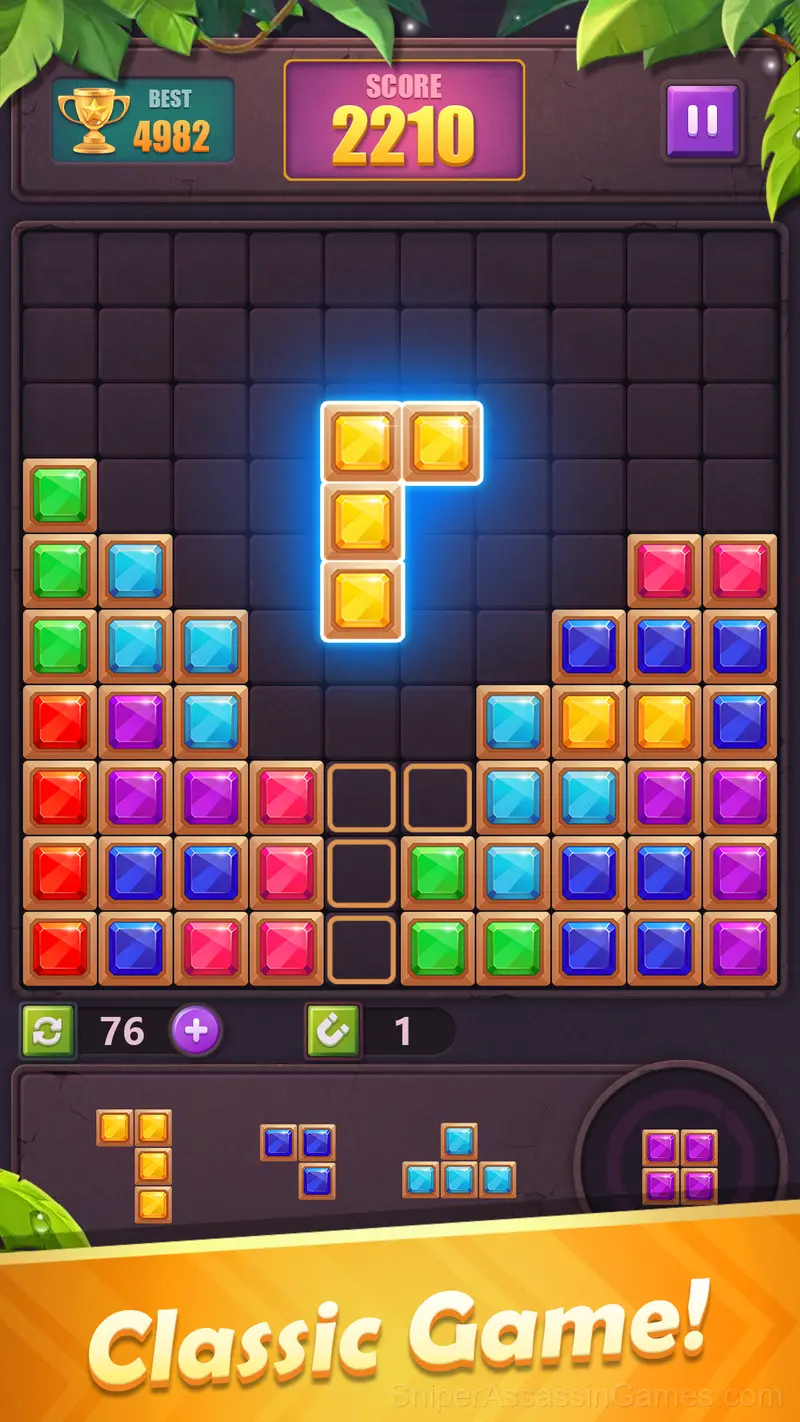 Block Puzzle Gem gameplay screenshot 1