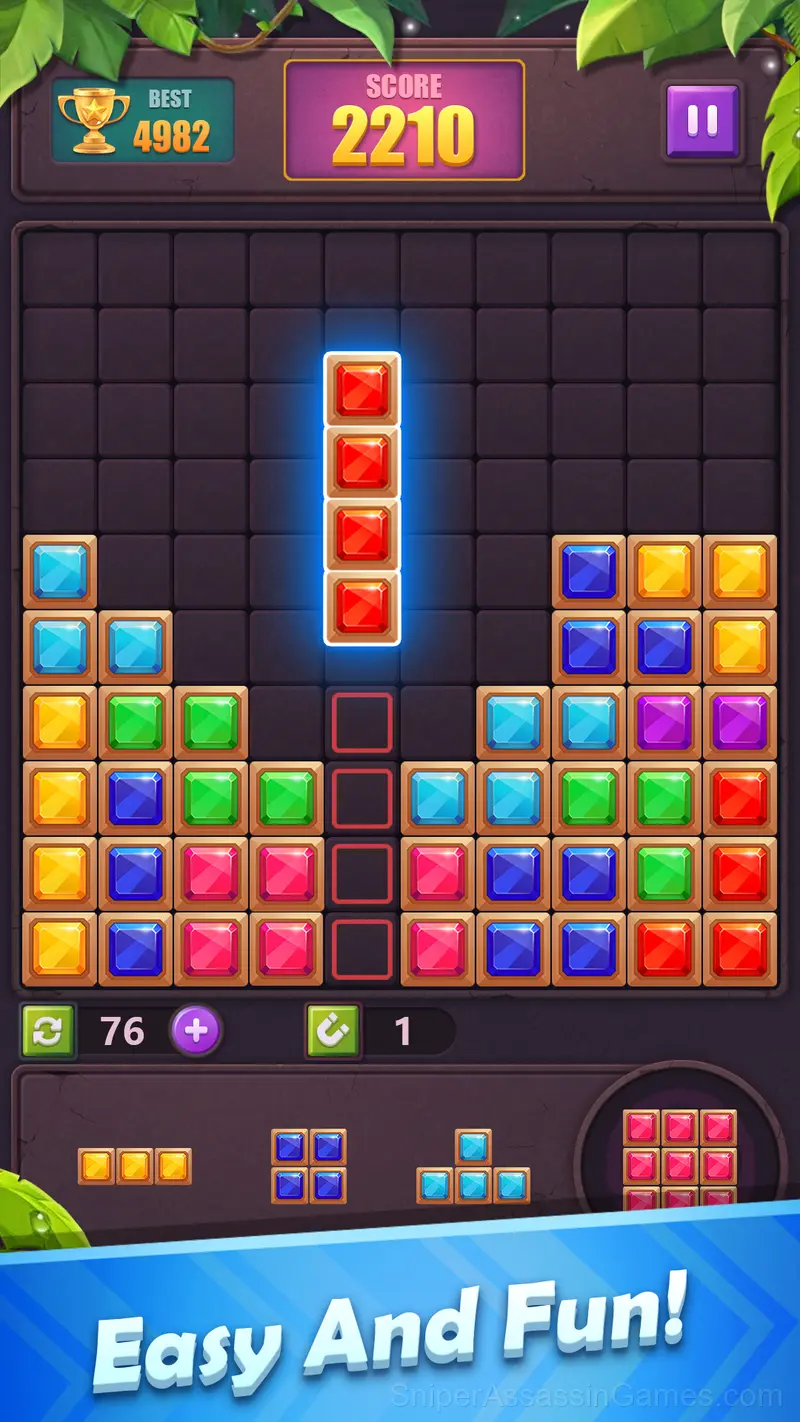 Block Puzzle Gem gameplay screenshot 2